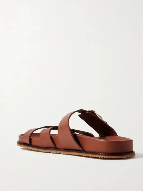 Round Toe Flat Sandals