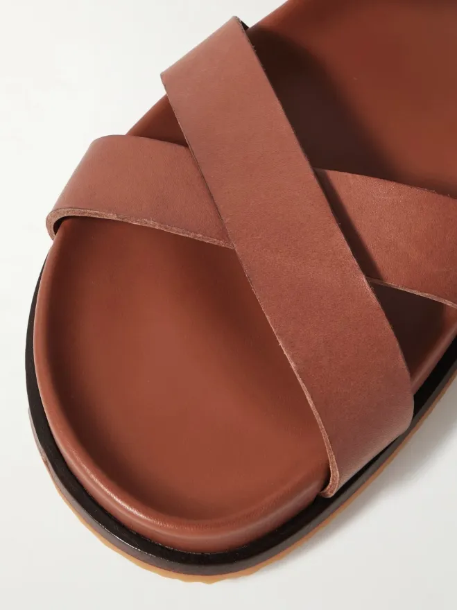 Round Toe Flat Sandals
