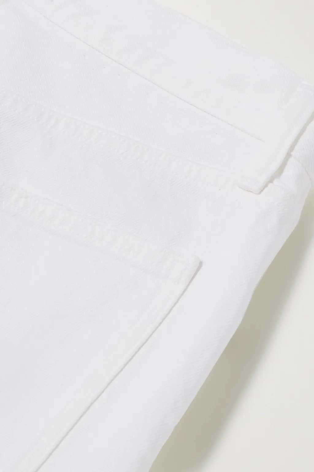 Denim Trousers With Belt Loops