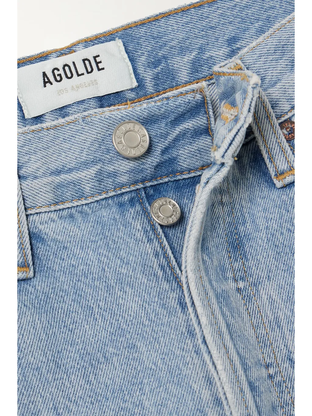 High Waist Denim Trousers