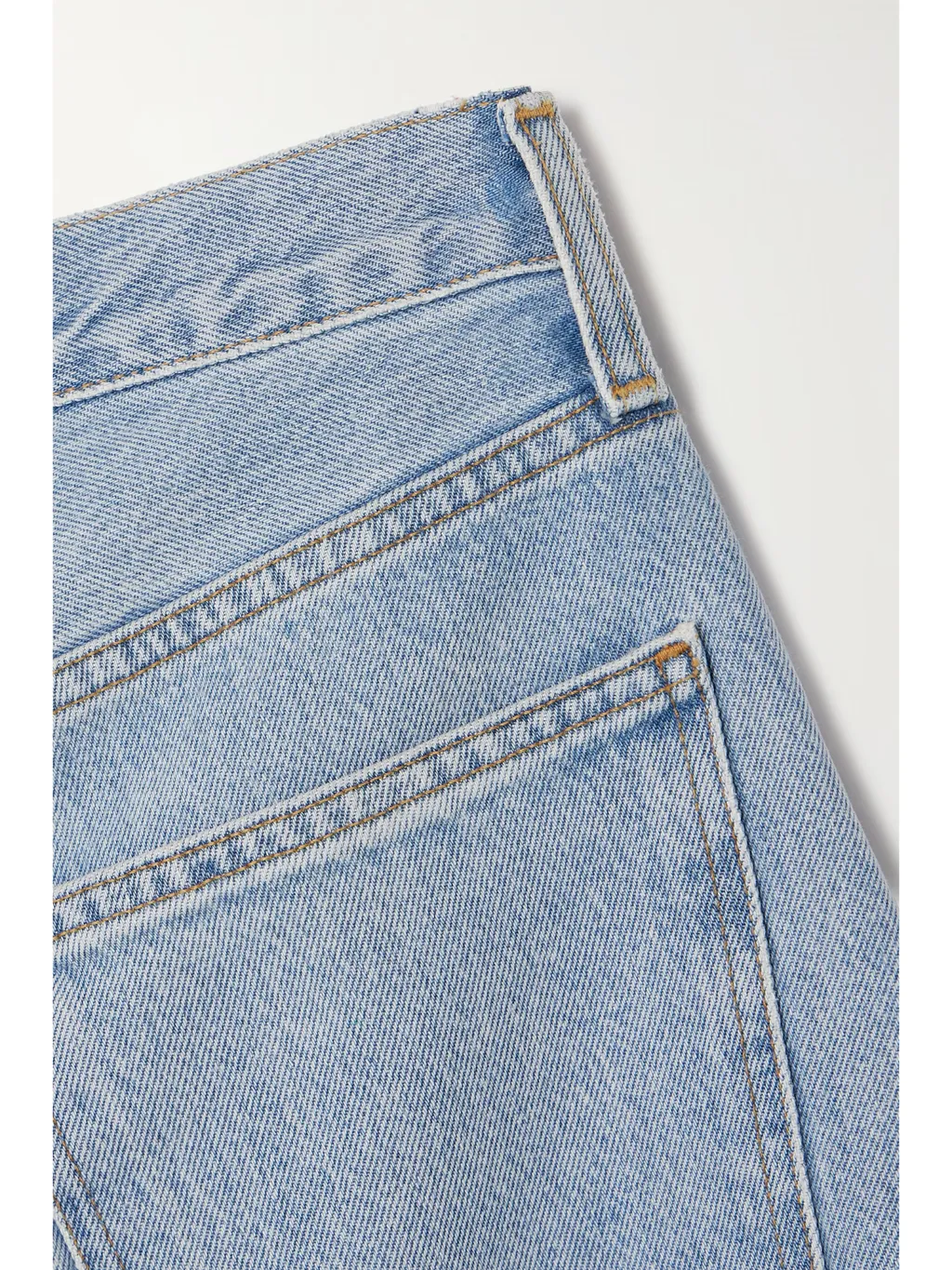 High Waist Denim Trousers