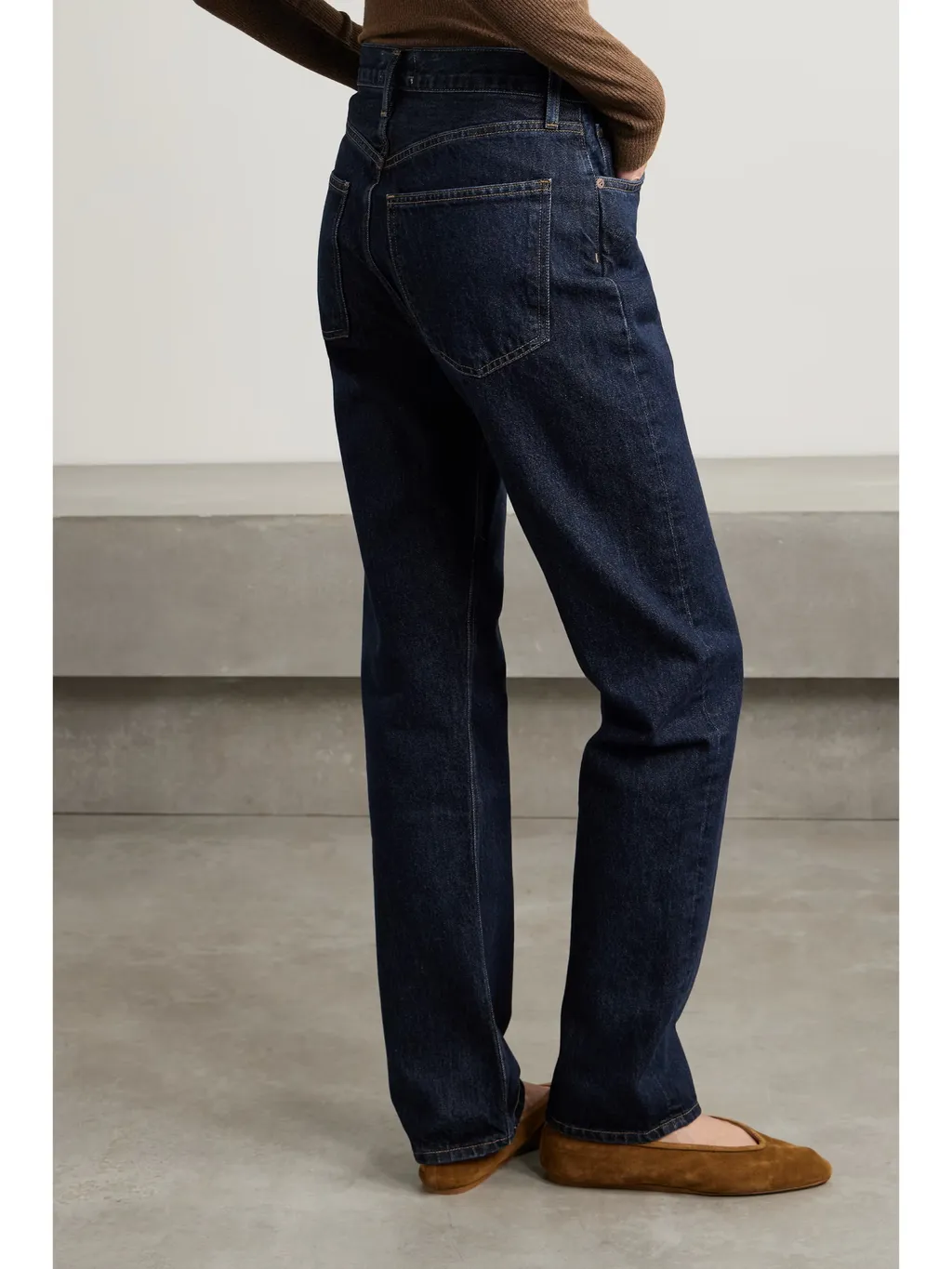 High Waist Straight Jeans
