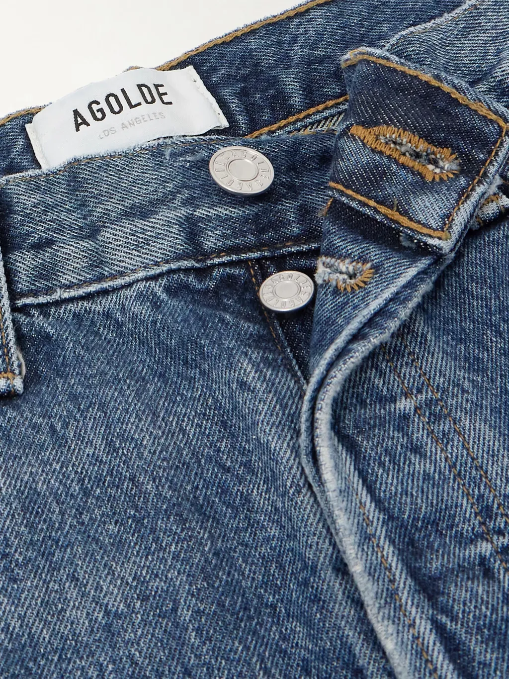 High Waist Denim Trousers
