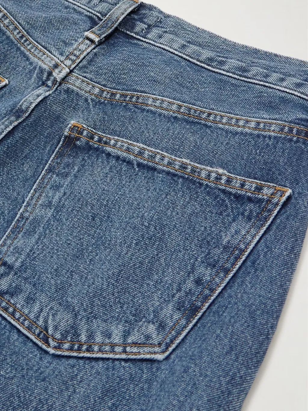 High Waist Denim Trousers