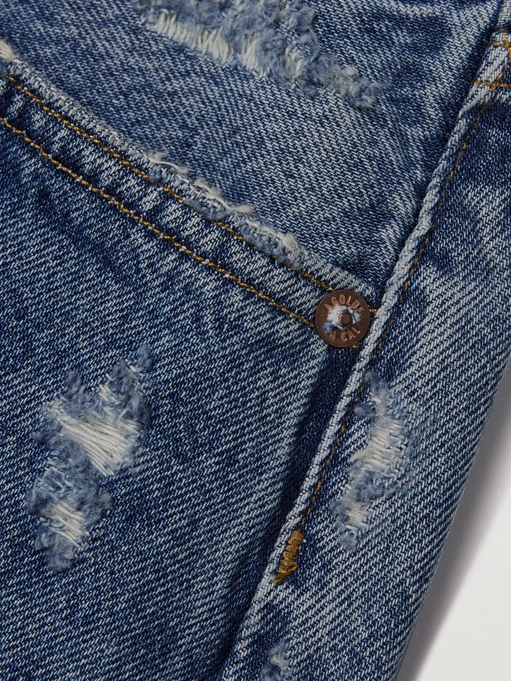 Raw Hem Denim Shorts