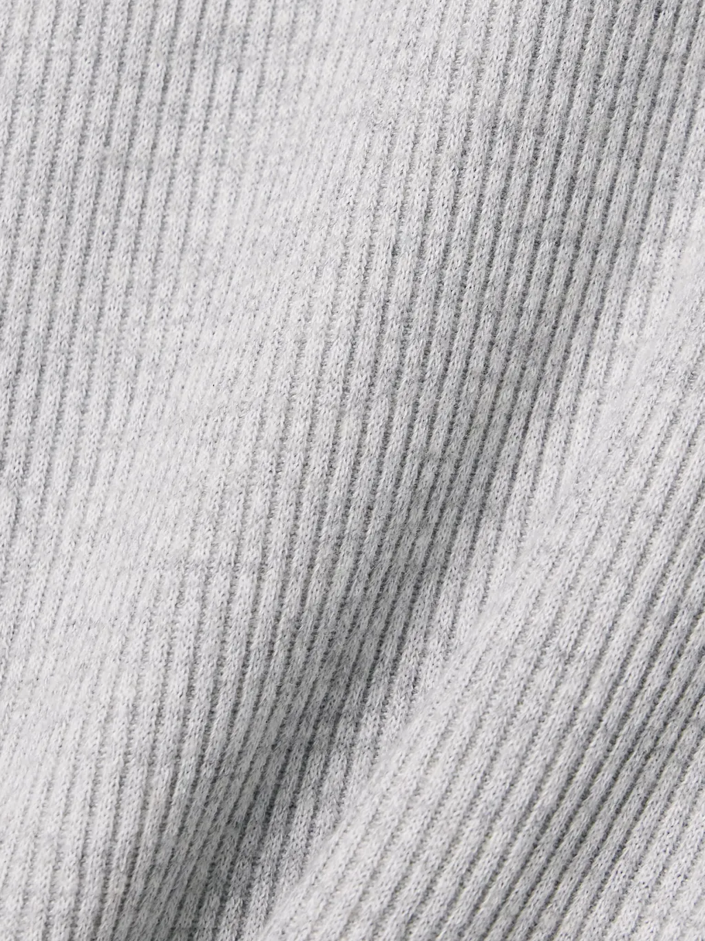 Ribbed Knit T-Shirt