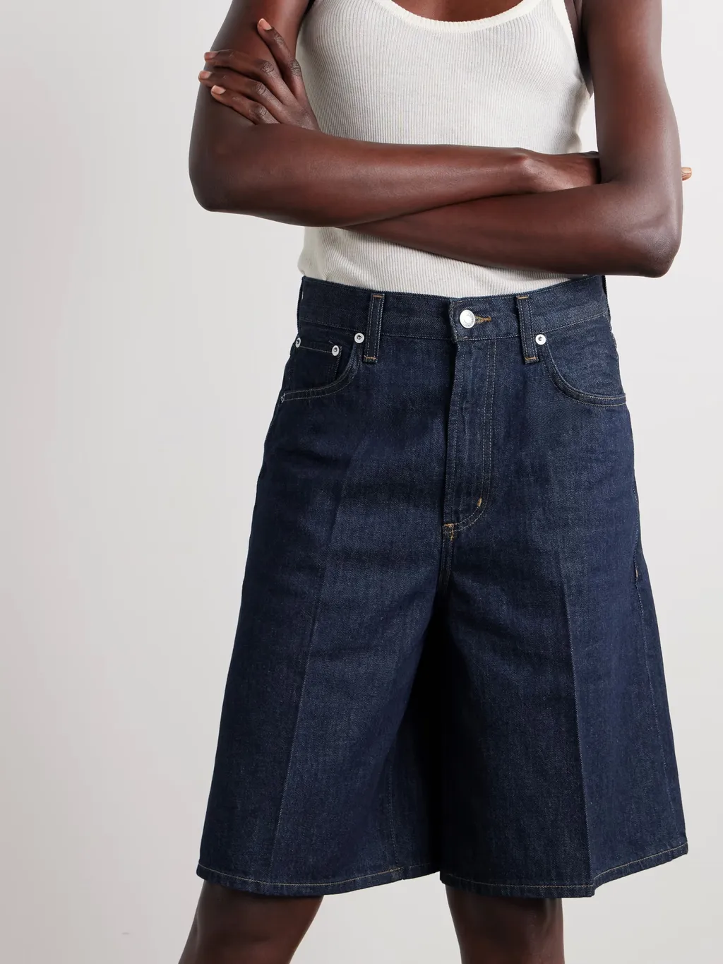 High Waist Denim Shorts