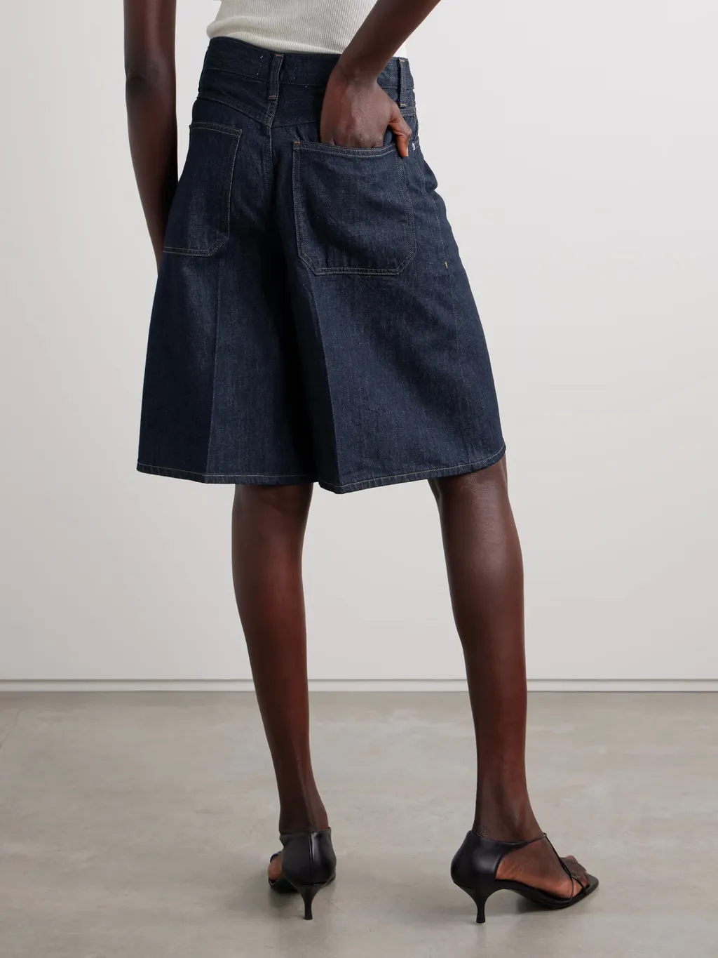 High Waist Denim Shorts