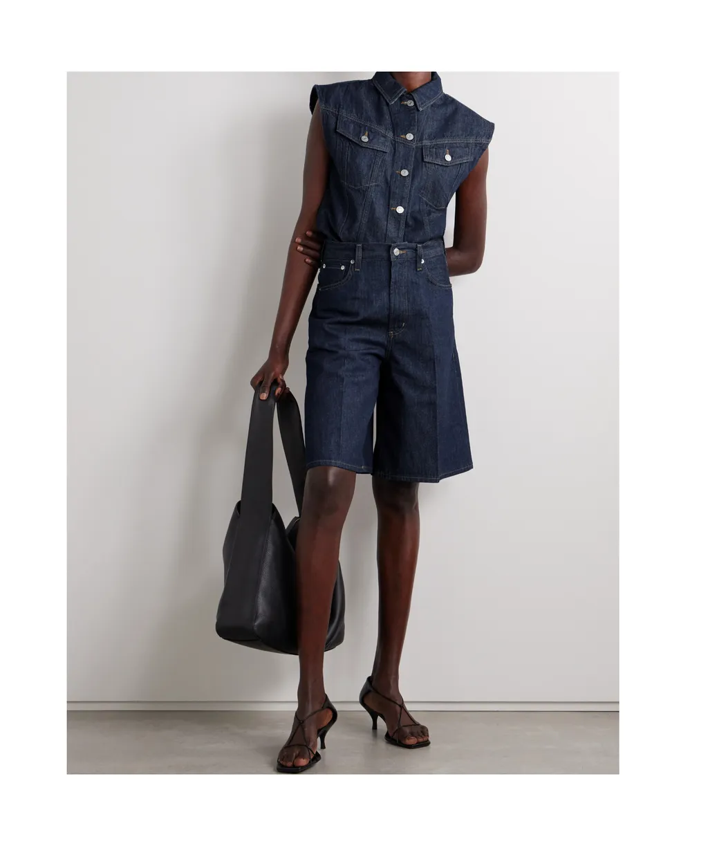 High Waist Denim Shorts