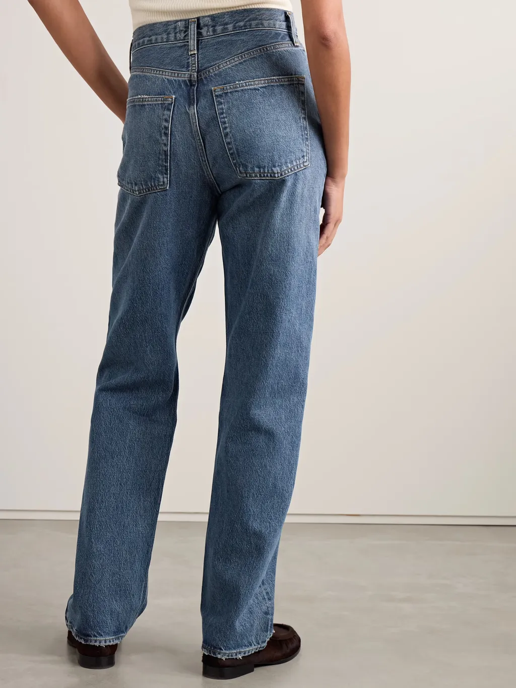 High Waist Straight Jeans