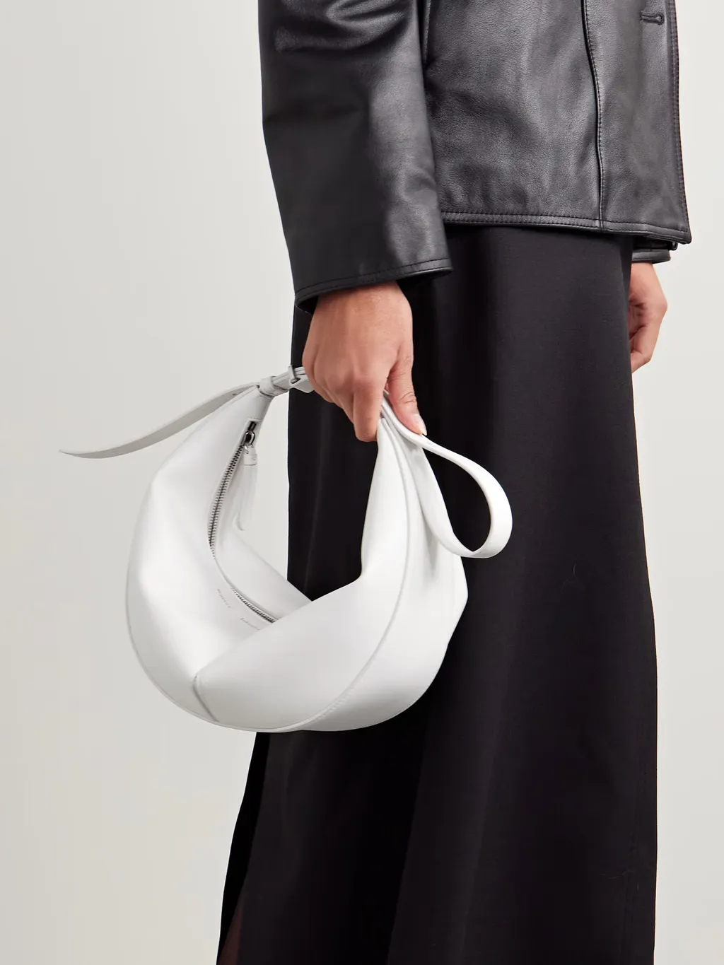 Zippered Shoulder Bag