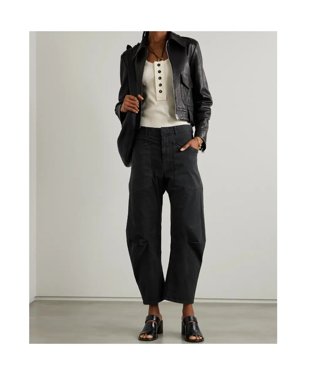 Shon Pleat Detail Track Pants