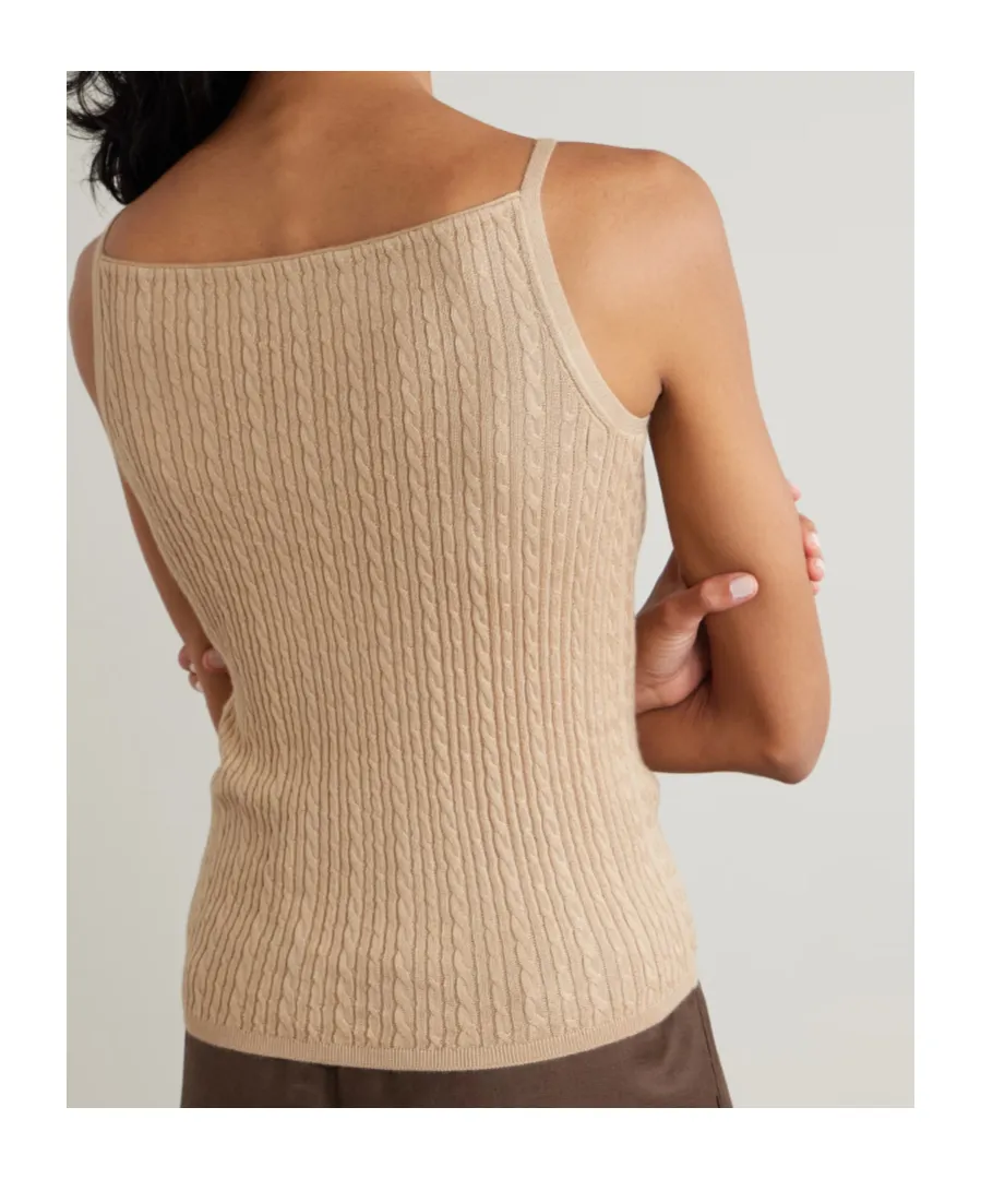 Rimella Cable-Knit Cashmere And Silk-Blend Top