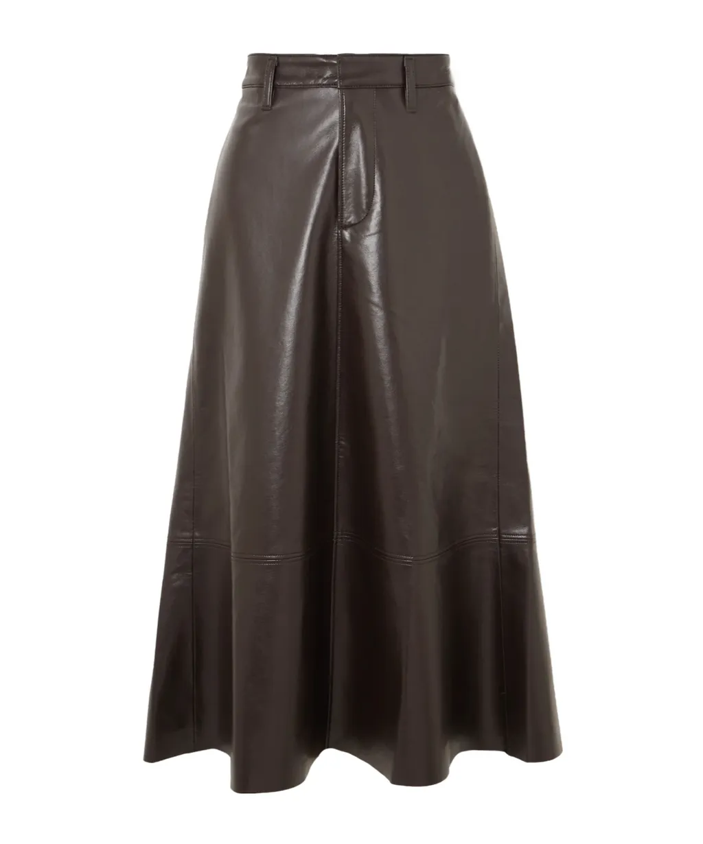 Belt Loop Midi Skirt