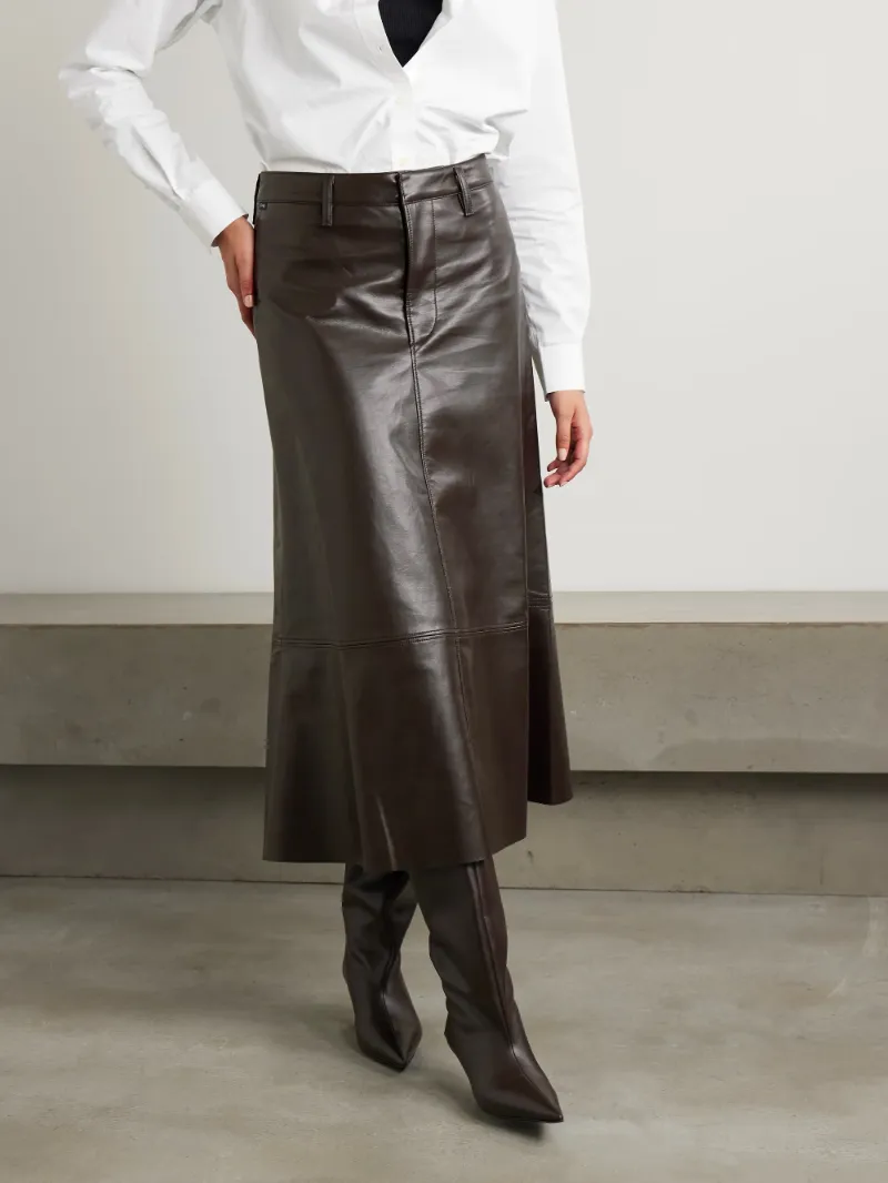 Belt Loop Midi Skirt
