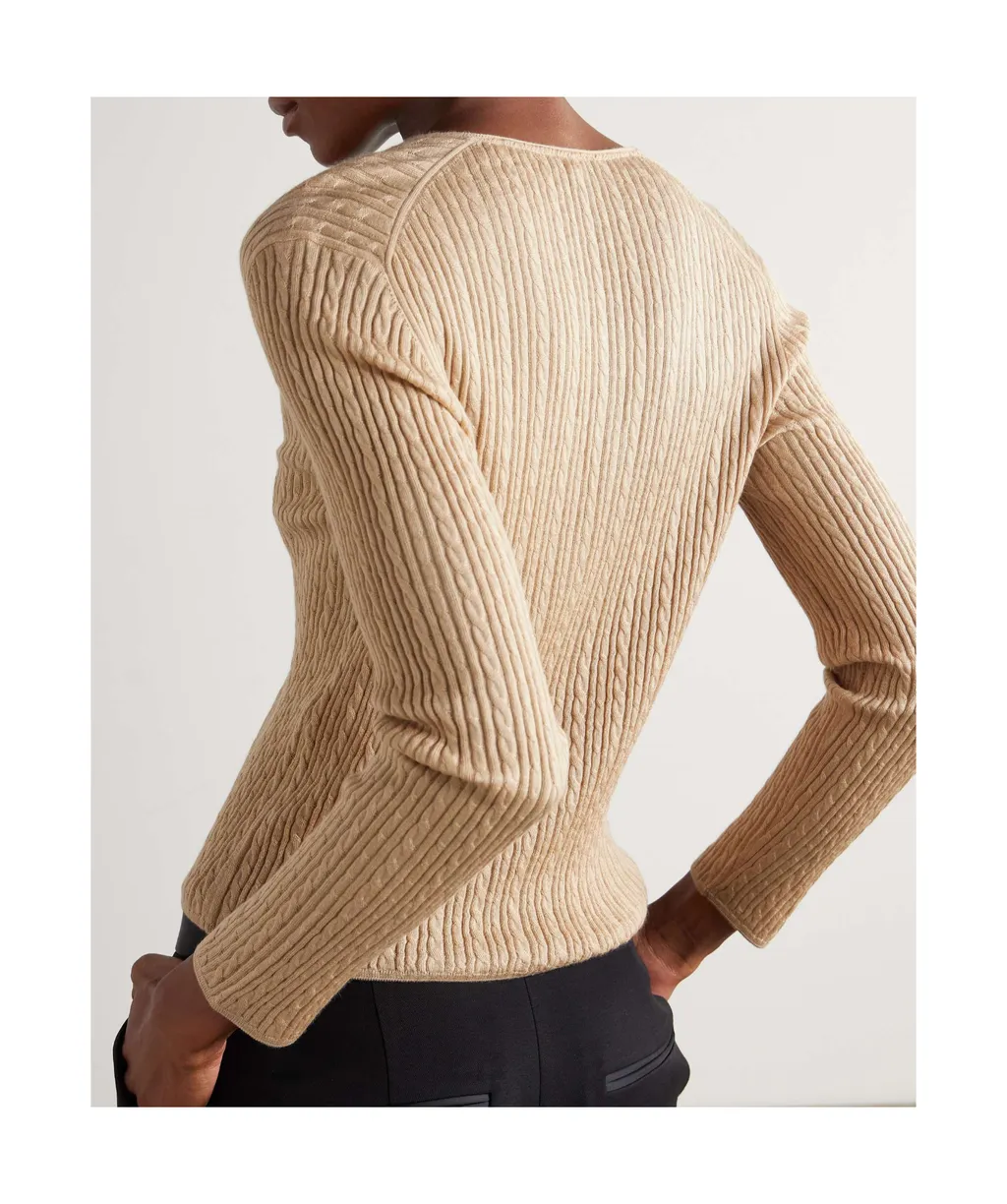 Twisted Knitted Cardigan