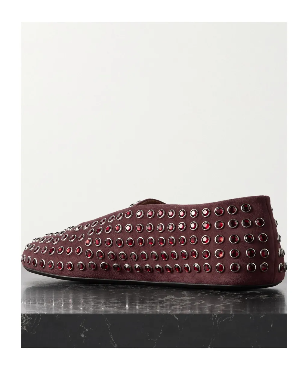 Crystal Embellished Ballet Flats