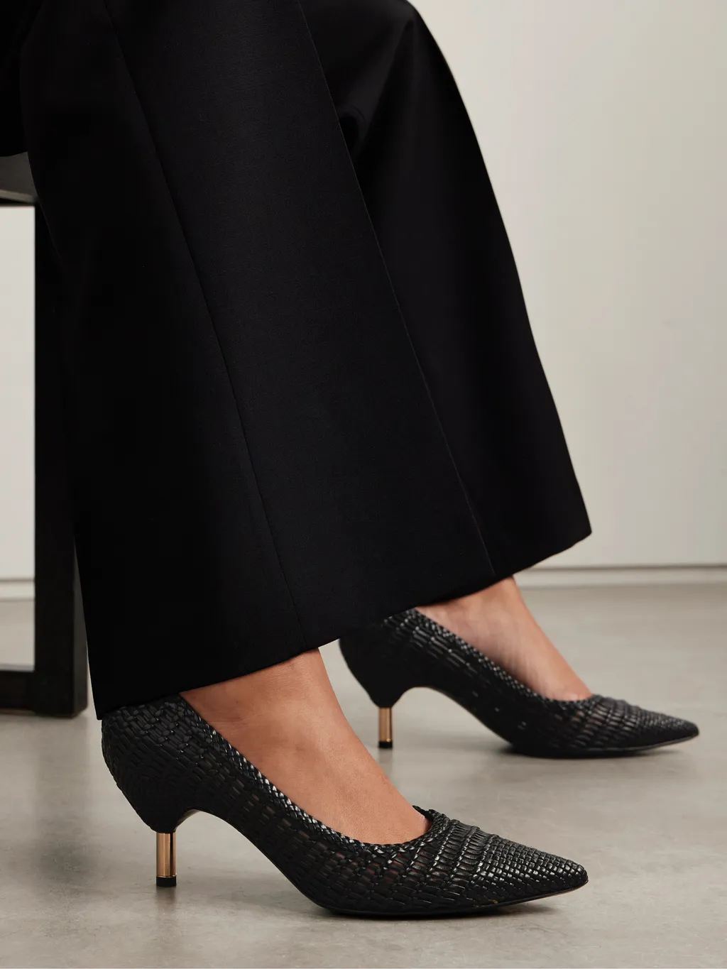 Braided High Heels