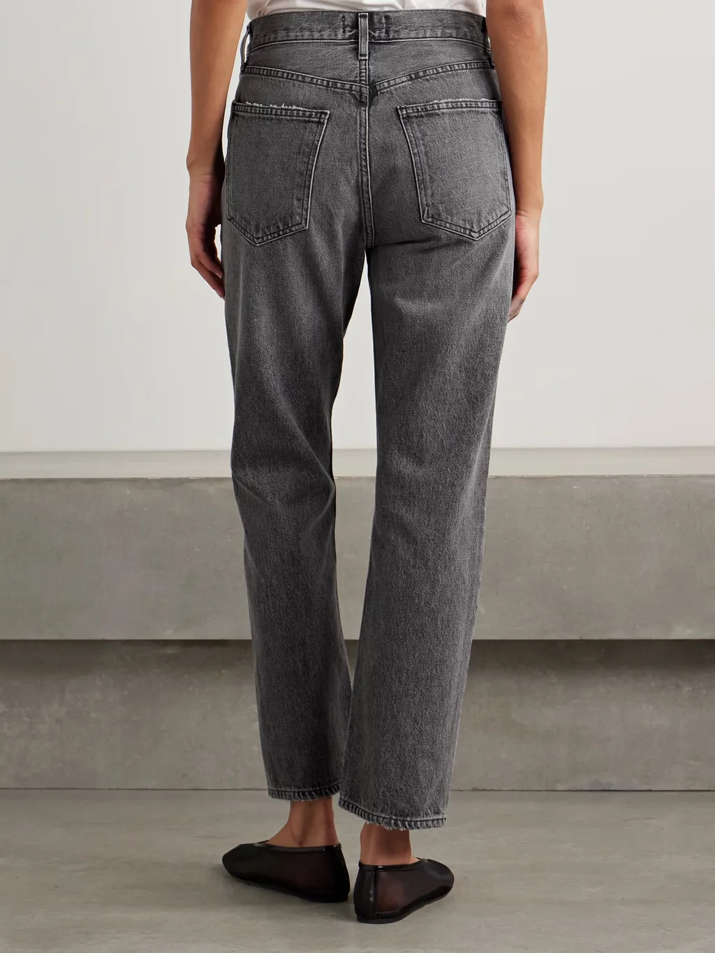 High Waist Straight Jeans