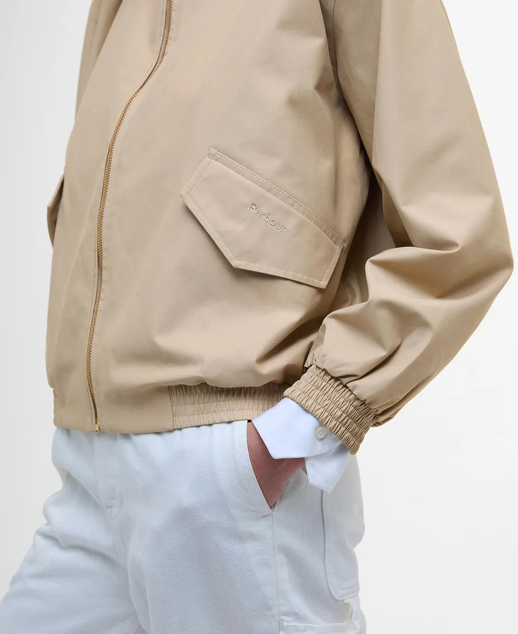 Barbour The Edit By Alexa Anna Showerproof Bomber Jacket