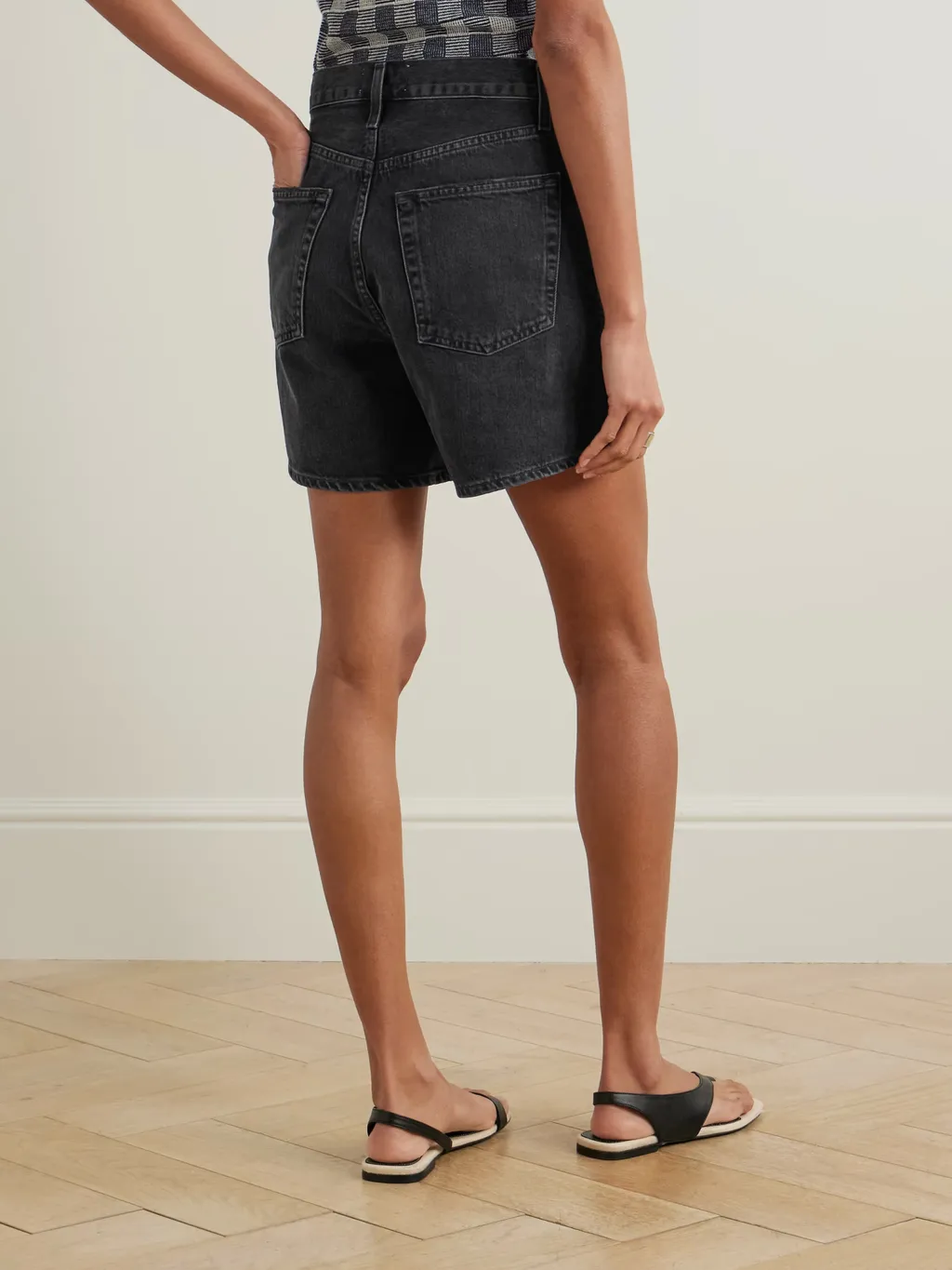 High Waist Denim Shorts