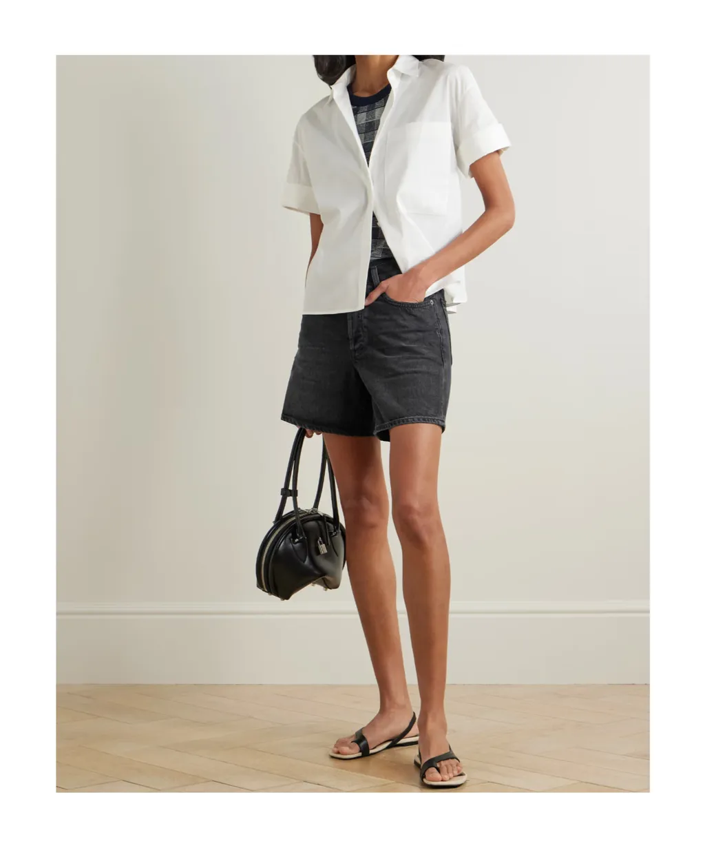 High Waist Denim Shorts