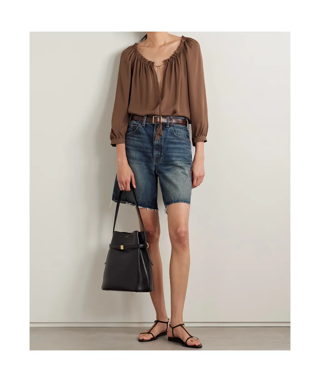 Russel Raw Edge Denim Shorts