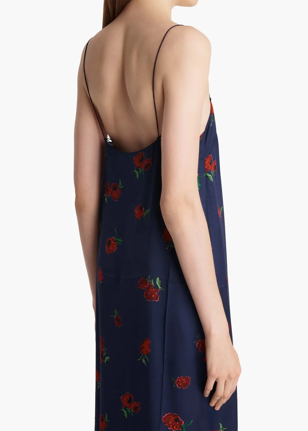 Sicily Dress In Amethyst With Raspberry Print