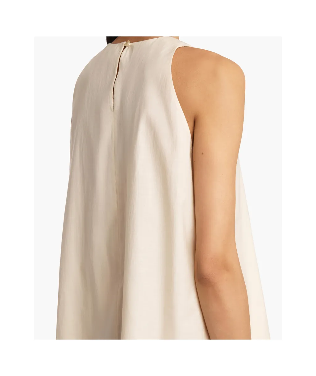 Clay Dress In Bone