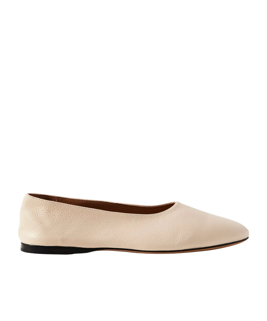 Awar Leather Ballet Flats