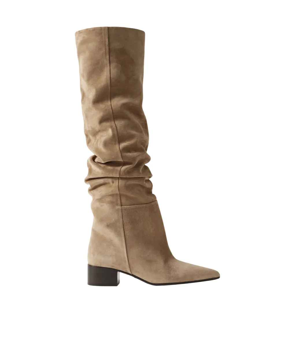 40Mm Andee Suede Knee Boots
