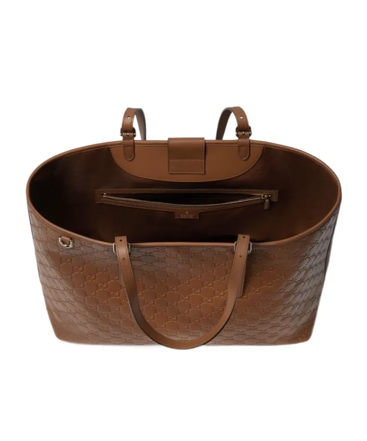 Gg Emblem Large Tote Bag
