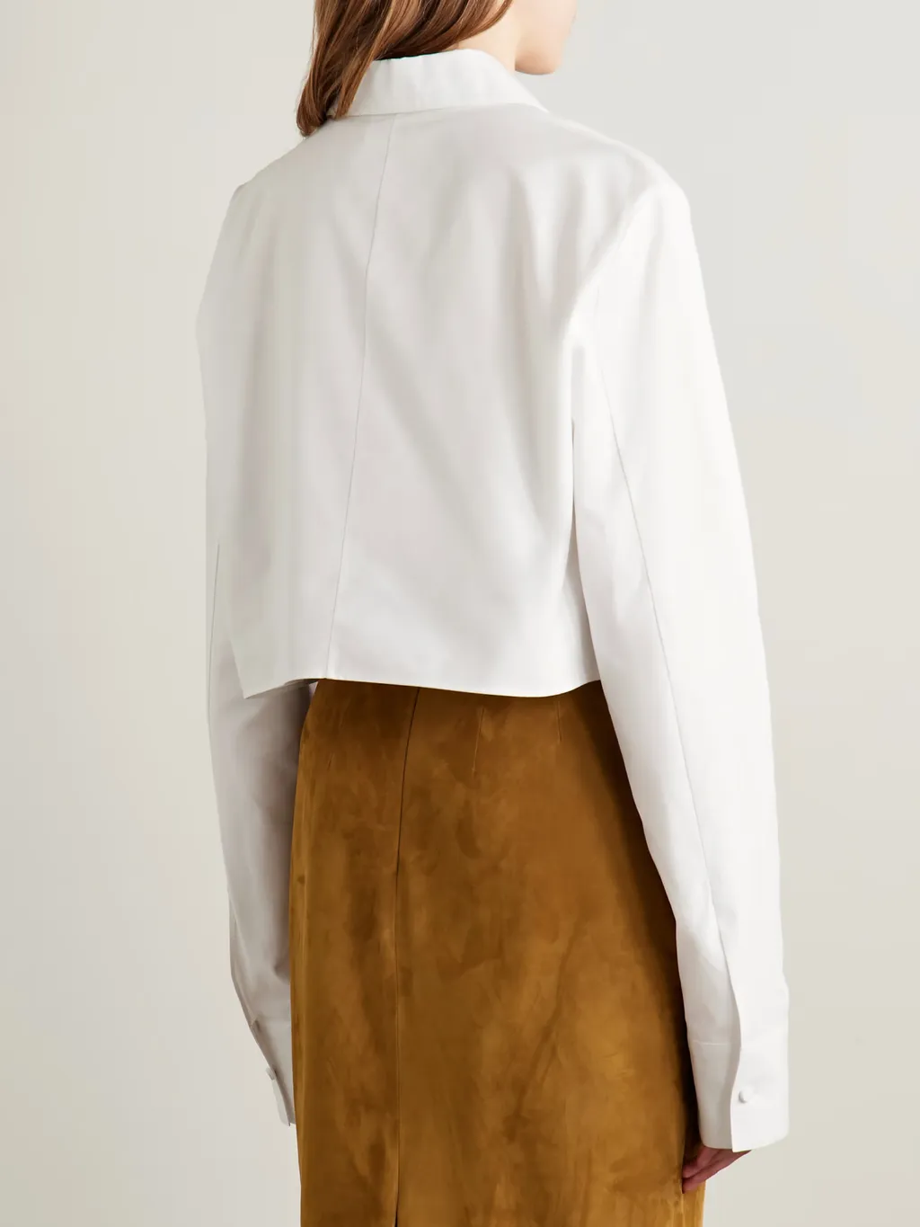Crop Cotton Shirt
