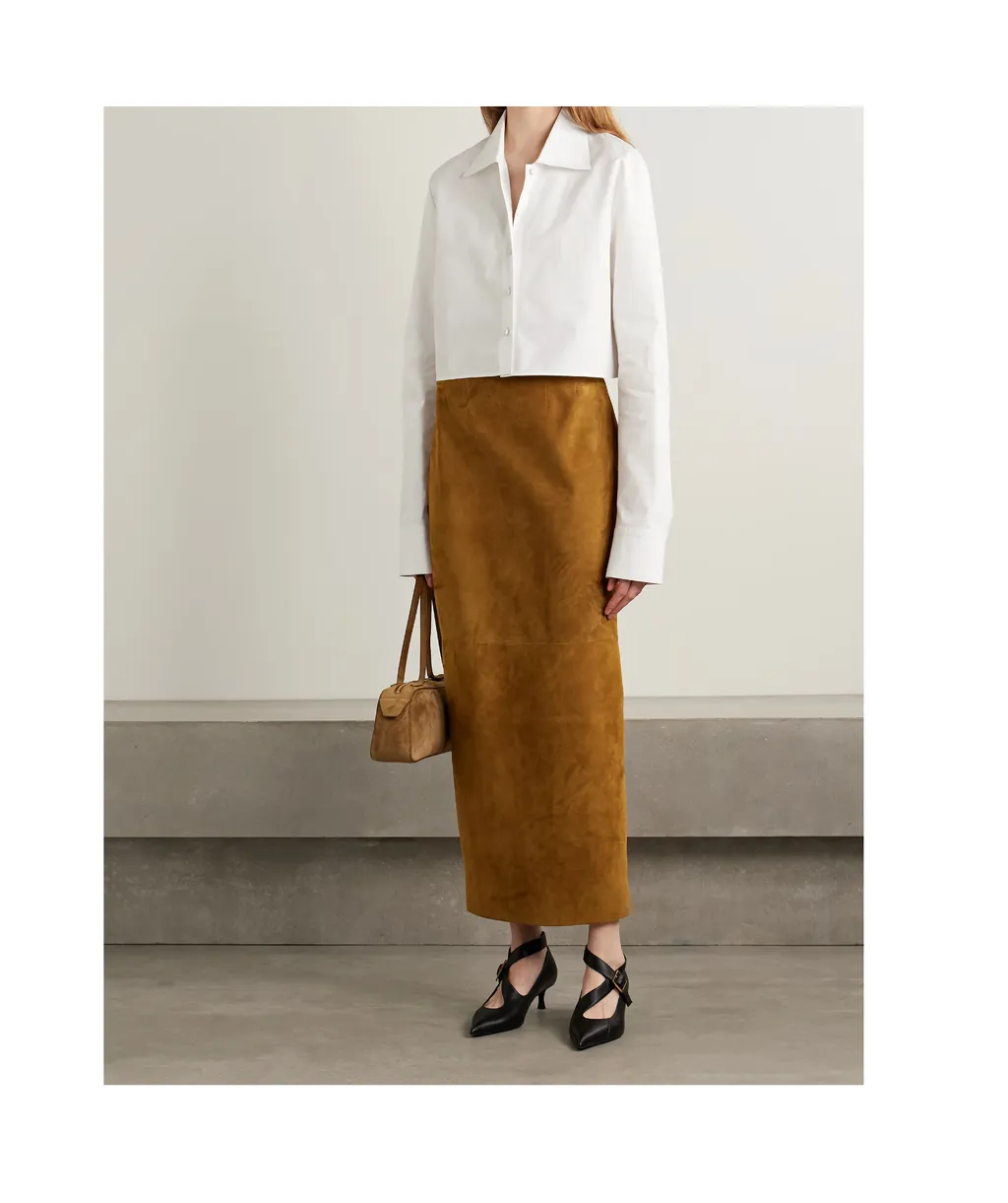 Crop Cotton Shirt