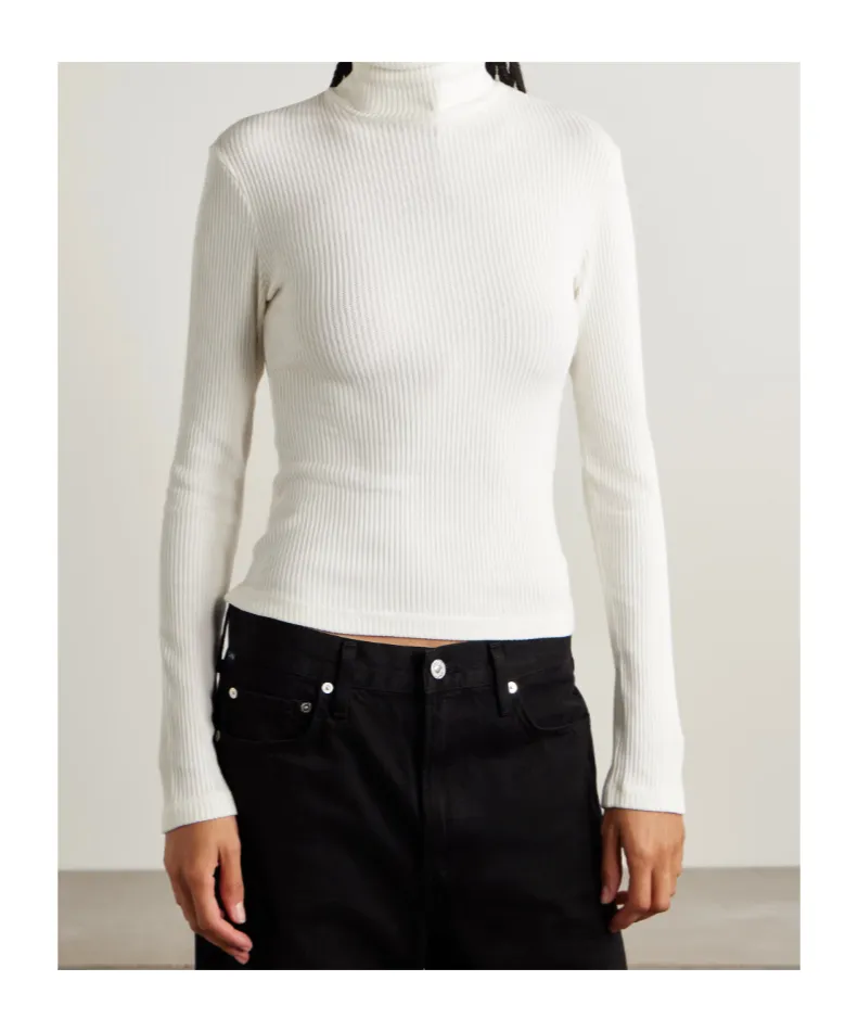 Caradene Ribbed Turtleneck Sweater