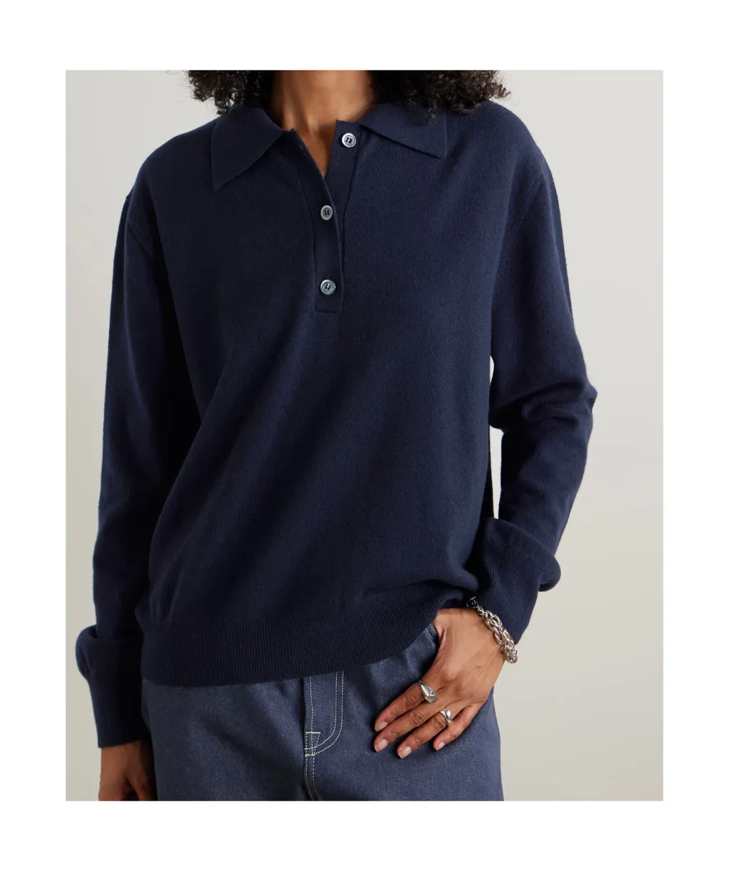 Deconstructed V-Neck Sweater