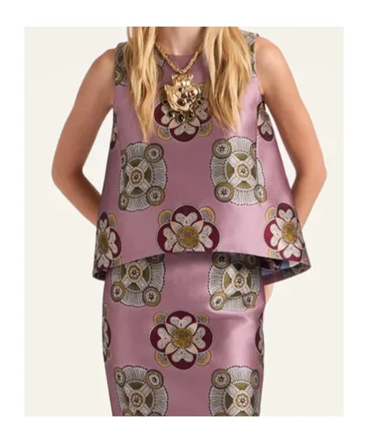 Floral-Print Sleeveless Top
