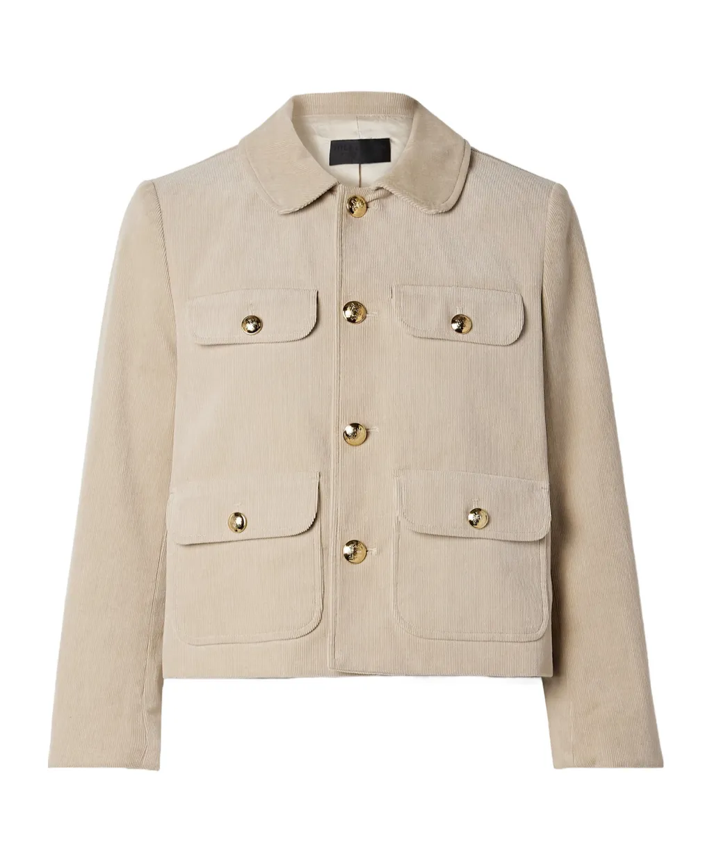 Chamonix Cropped Cotton-Blend Corduroy Jacket