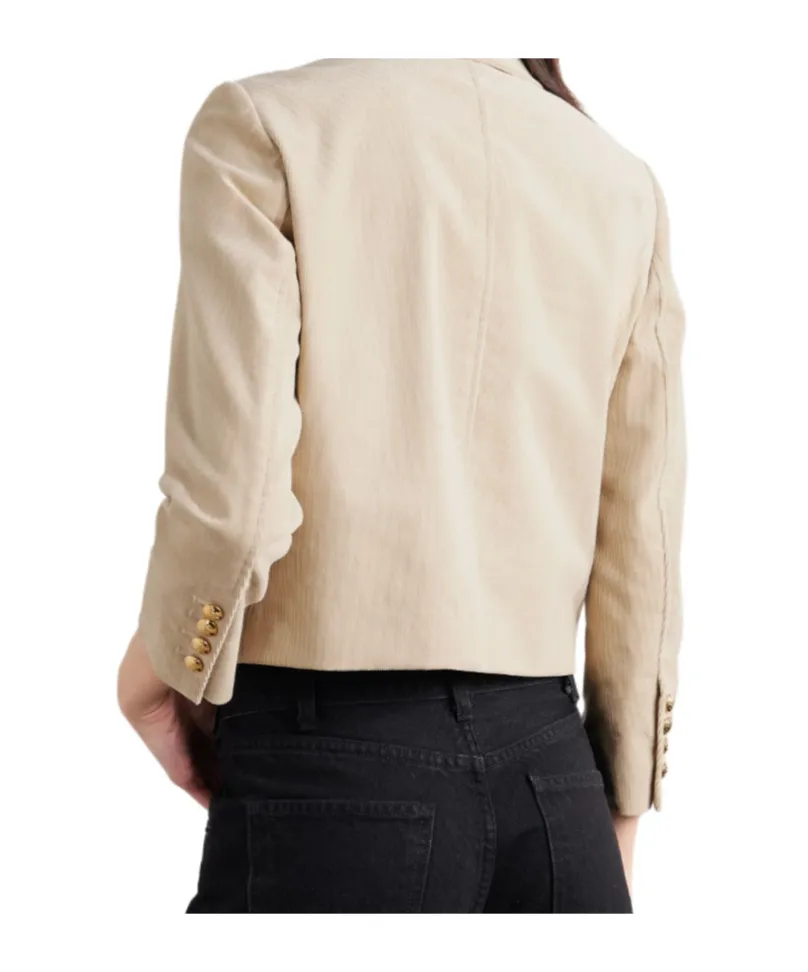 Chamonix Cropped Cotton-Blend Corduroy Jacket