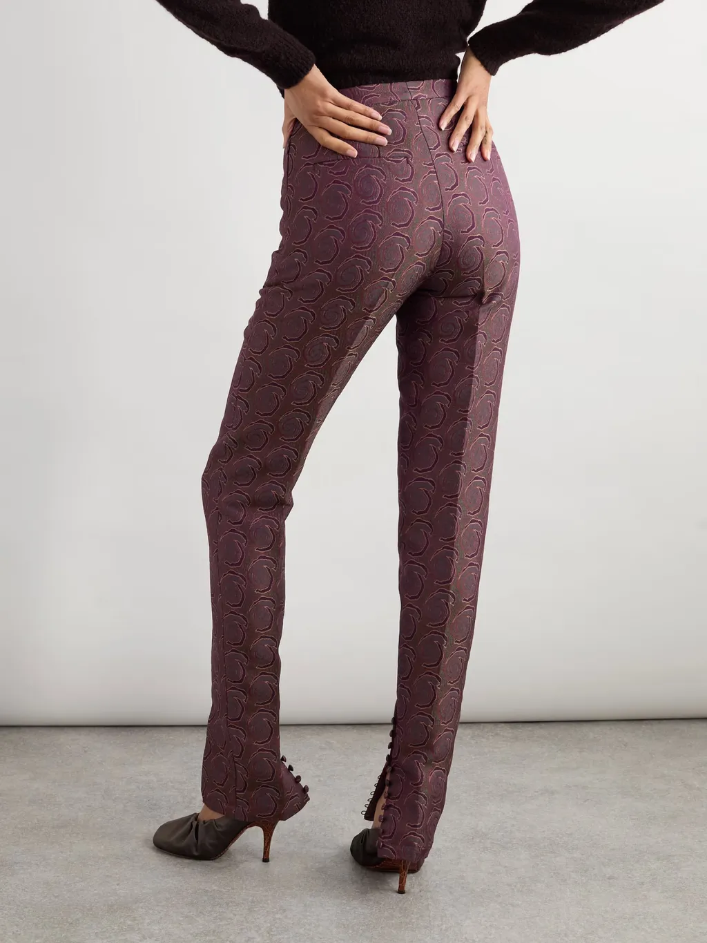 Jacquard Skinny Pants