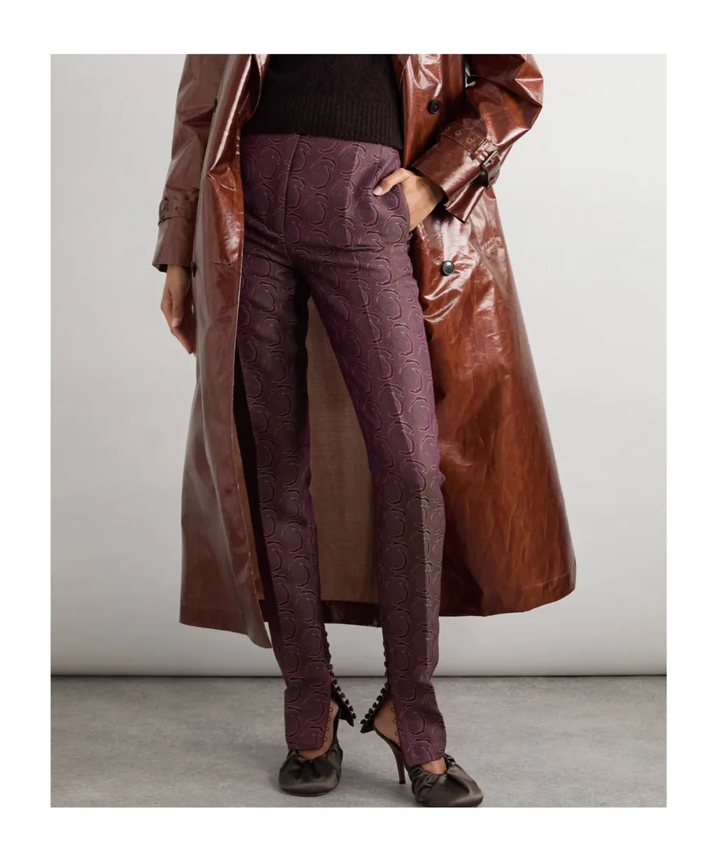 Jacquard Skinny Pants