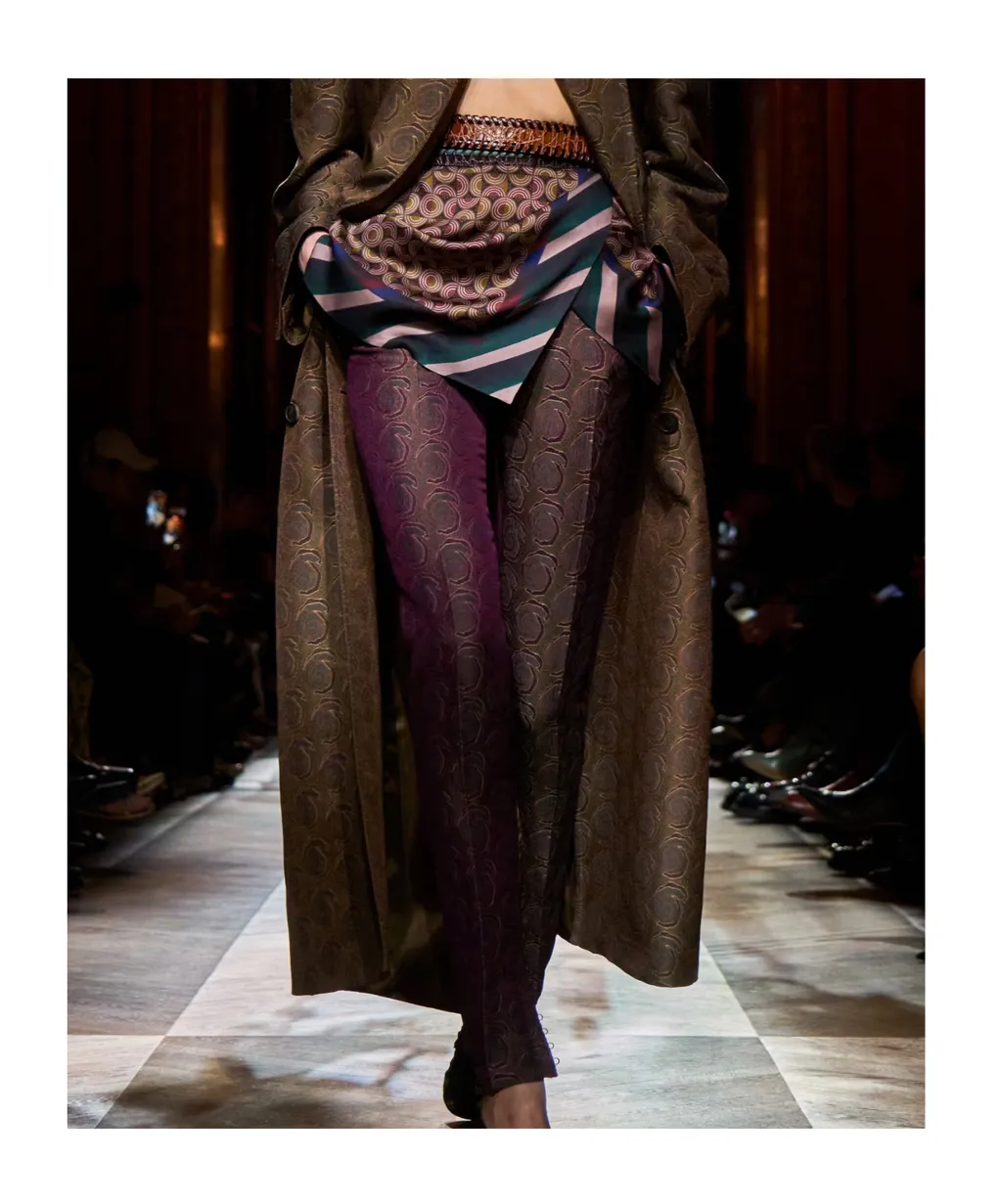 Jacquard Skinny Pants