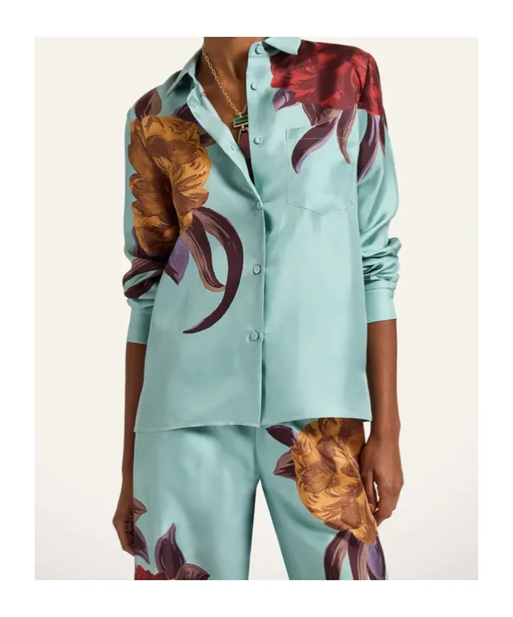 La Doublej Peony Place Boy Shirt Top