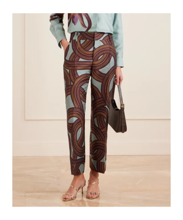 Hendrix Jacquard Tailored Trousers