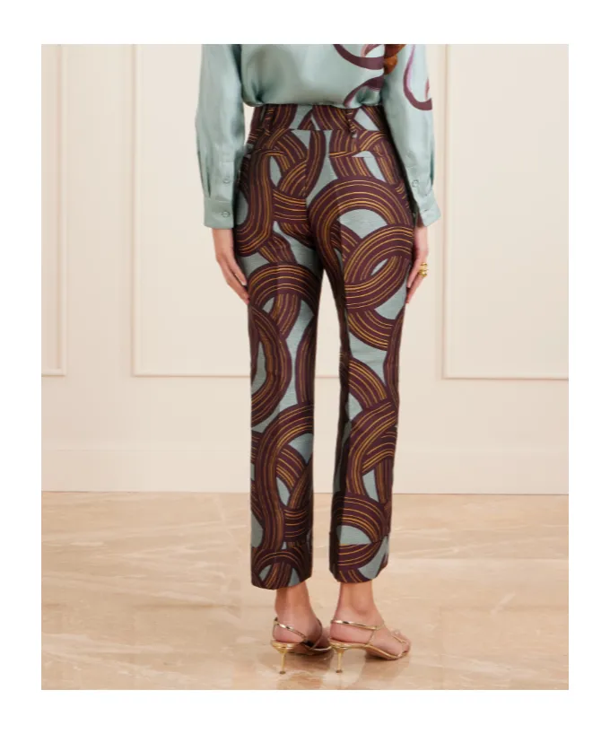 Hendrix Jacquard Tailored Trousers