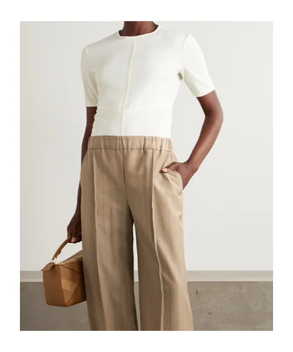 Jil Sander Zipped Crewneck Top