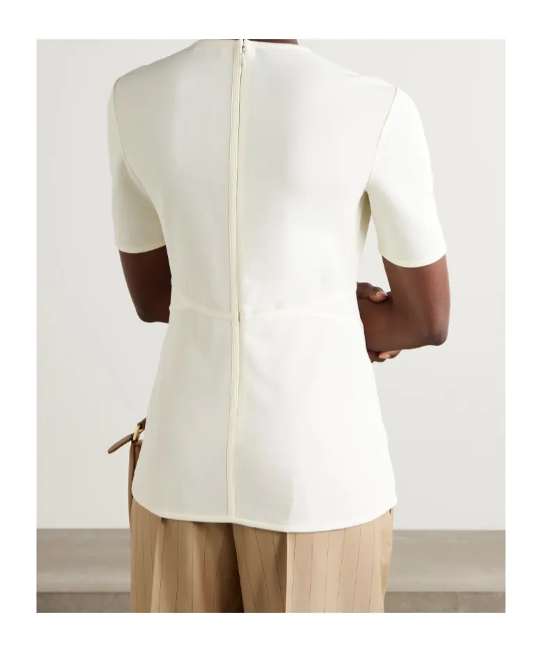 Jil Sander Zipped Crewneck Top
