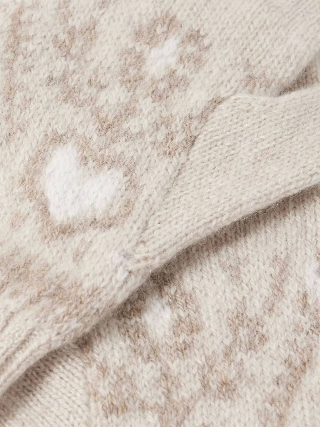 Domini Fair Isle Cashmere Gloves