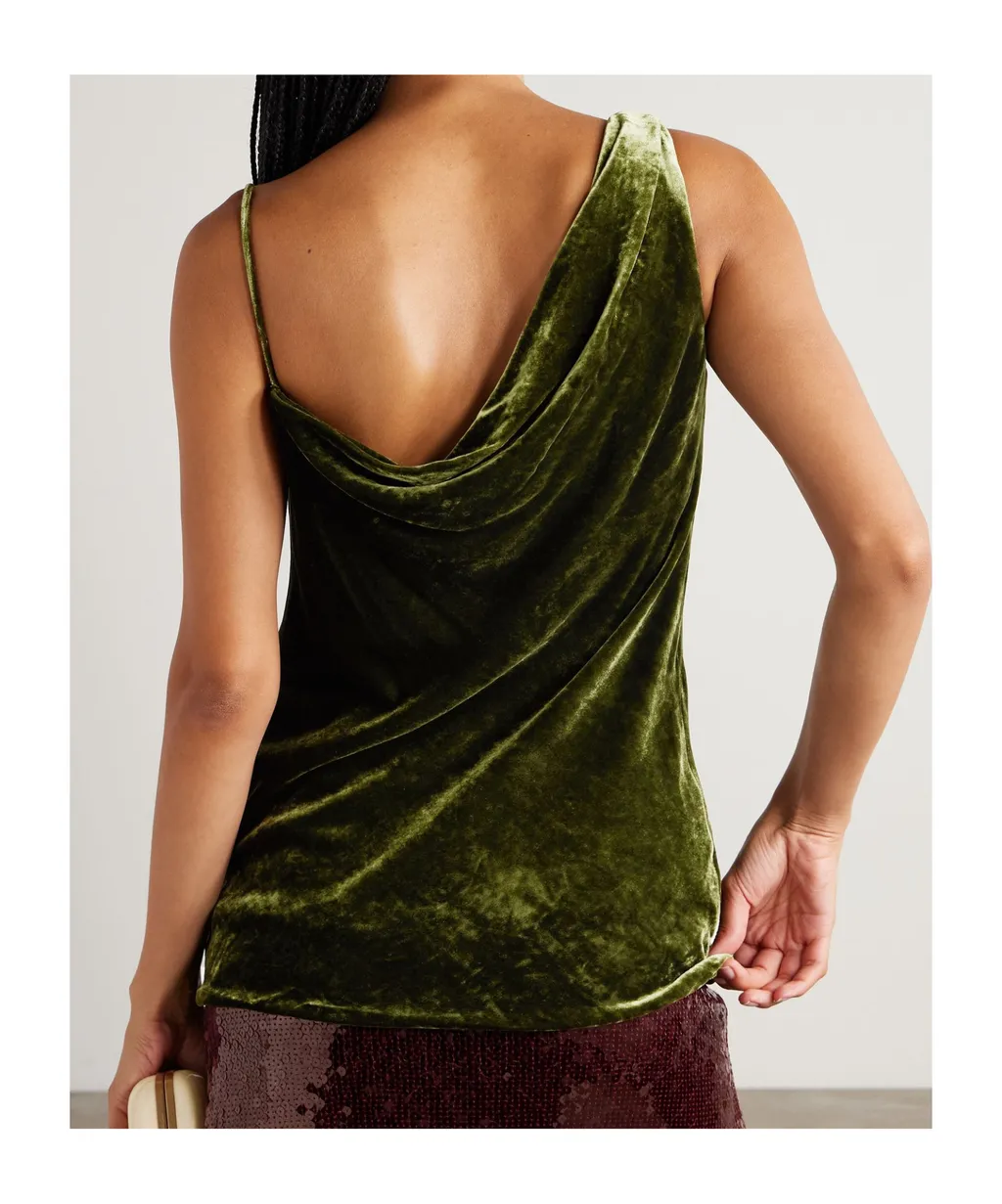 Asymmetrical Draped Top