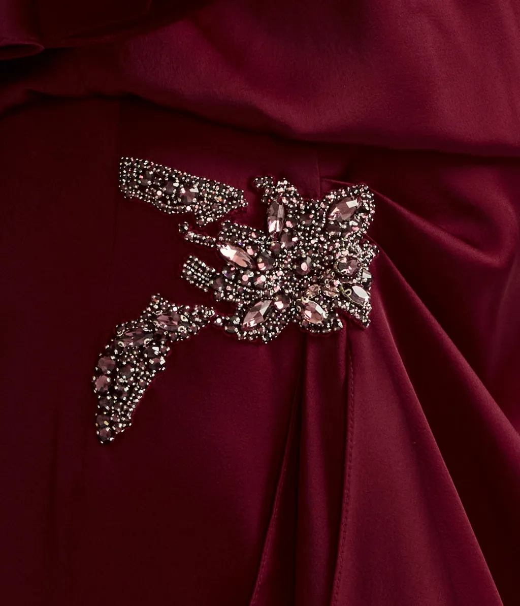 Draped Evening Dress